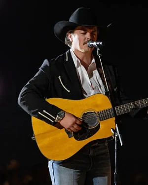 Alternative view of Academy Country Music Awards Zach Top Black Blazer