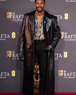 Colman Domingo BAFTA 2025 Leather Coat