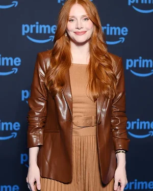 Deep Cover Bryce Dallas Howard Leather Blazer