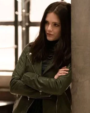 Law and Order Organized Crime Ainsley Seiger Biker Jacket