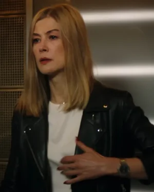 Now You See Me Now You Don't Rosamund Pike Biker Jacket