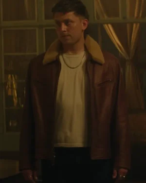 You S05 Tom Francis Brown Leather Jacket