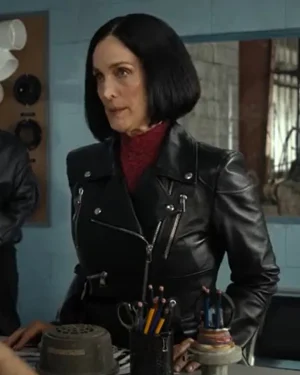 FUBAR S02 Carrie-Anne Moss Leather Jacket