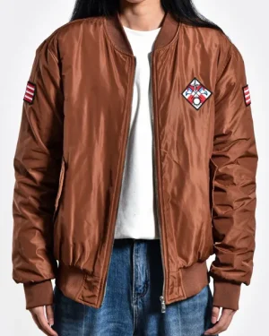 SEGA Game Series Shenmue 2025 Ryo Hazuki 24 Unisex Brown Bomber Jacket