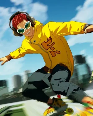 SEGA Jet Set Radio Beat Yellow Hooded Jacket