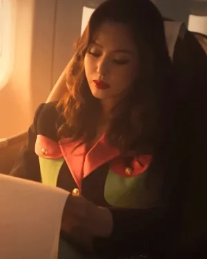 Alternative view of Aema S01 Hyo-rin Bang Black Blazer