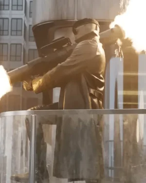 The Running Man Lee Pace Leather Coat