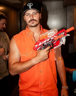 Sturgis Buffalo Chip 2025 Josh Ross Orange Vest