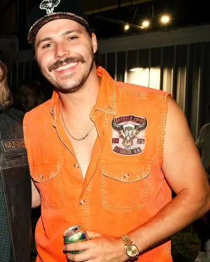 Sturgis Buffalo Chip Josh Ross Orange Vest
