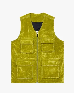 Dallas Wings Community Foundation Unisex Green Suede Vest