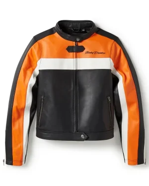 Harley-Davidson Essential Moto-Blocked Leather Jacket