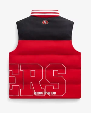 NFL 2025 San Francisco 49ers Unisex Puffer Vest