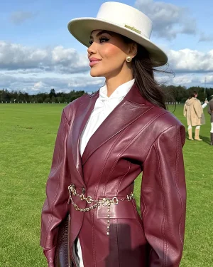 Seasons Last Game Tseleevo Polo Club Olesya Rytsareva Stylist Leather Blazer Jacket