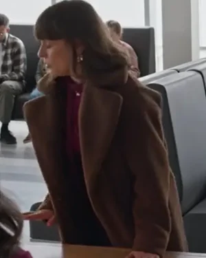 Merry Christmas Ted Cooper Kate Cooper Brown Sherpa Coat