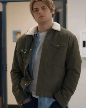 My Life with the Walter Boys Cole Walter Green Cotton Jacket