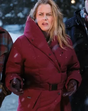 A Merry Little Ex-Mas Alicia Silverstone Hooded Puffer Coat