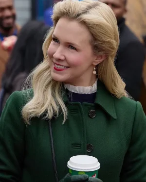 A Newport Christmas 2025 Ella Green Blend Coat