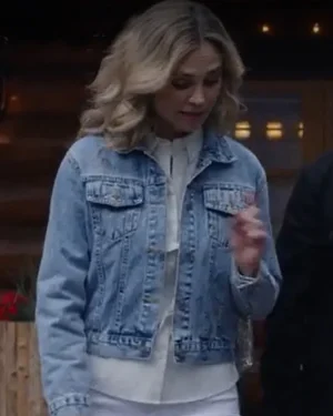 A Royal Montana Christmas 2025 Victoria Denim Fringe Jacket