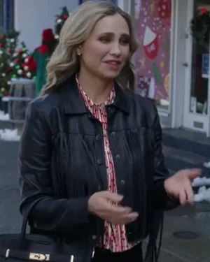 A Royal Montana Christmas Victoria Black Fringe Jacket