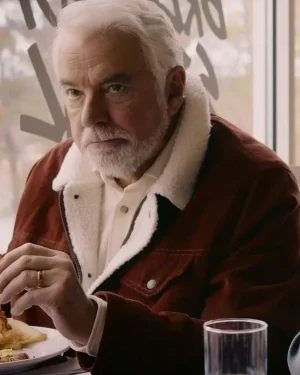 All is Merry & Bright 2025 John O'Hurley Red Corduroy Jacket