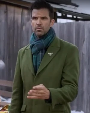 Benjamin Ayres 2025 Movie A Christmas Angel Match Michael Green Blazer Coat