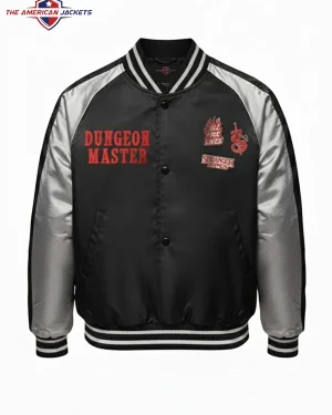 D&D Dungeon Master x Stranger Things S05 Satin Jacket