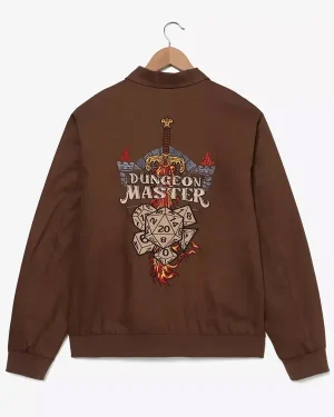 Dungeons & Dragons Game Dungeon Master Unisex Brown Cotton Jacket