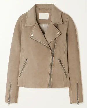 Nikki Rodriguez My Life with the Walter Boys Jackie Howard Grey Biker Leather Jacket