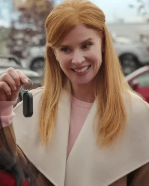 Sarah Rafferty TV Series My Life with the Walter Boys Katherine Walter Brown Trench Coat