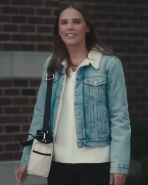 The Christmas Ring Sadie Mayfield Trucker Denim Jacket