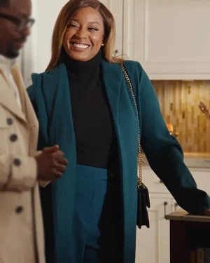 Unexpected Christmas Reagan Gomez Wool Trench Coat