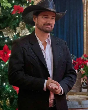 Warren Christie A Royal Montana Christmas Black Blazer