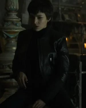 Money Heist S03 Tokio Black Leather Jacket