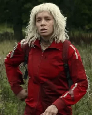 Erin Kellyman Movie 28 Years Later The Bone Temple 2026 Jimmy Ink Red Track Jacket