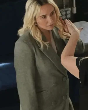 Hayden Panettiere Movie Sleepwalker 2026 Sarah Green Wool Coat
