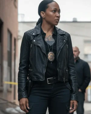 Mercy Kali Reis Black Leather Jacket
