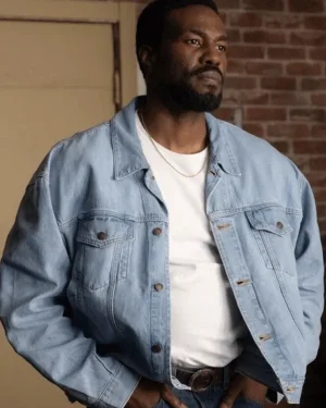Wonder Man Yahya Abdul-Mateen II Blue Denim Jacket