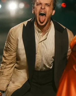 Christian Bale 2026 Movie The Bride Frankenstein's Monster White Blazer