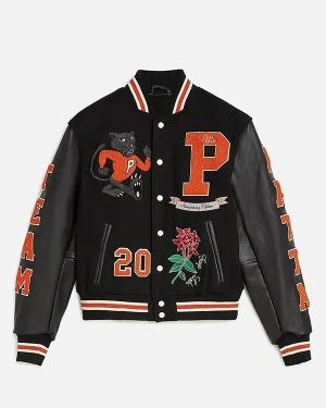 Patta 20th Anniversary Leather Varsity Jacket