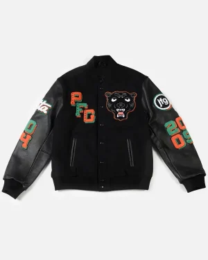 Patta x JFG 2026 Unisex Black Varsity Jacket