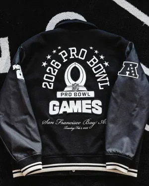 Pro Bowl Games 2026 Black Bomber Jacket