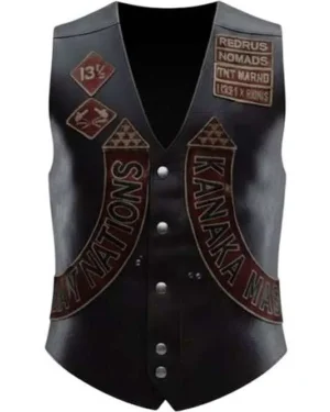 The Wrecking Crew Jason Momoa Leather Vest