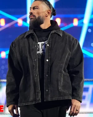 WWE Monday Night RAW Roman Reigns Denim Jacket