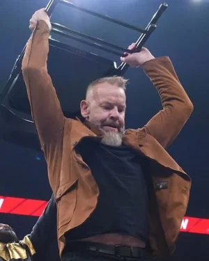 2026 All Elite Wrestling Dynasty William Jason Reso Brown Suede Blazer