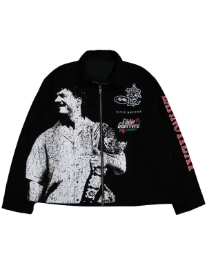 Eddie Guerrero Latino Heat Rose Garden Heat Civil Regime Unisex Black Cotton Jacket