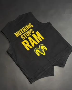 Nascar One and Only Black Mamba Nothing Stops RAM Trucks Black Cotton Vest