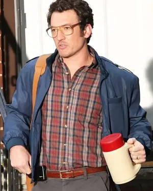 2026 Movie Paper Tiger Miles Teller Blue Bomber Jacket