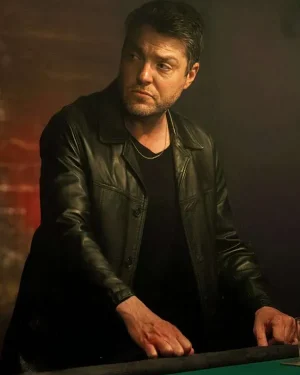 2026 TV Series Legends Tom Burke Black Leather Jacket