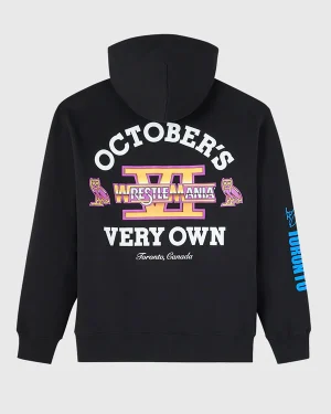2026 WWE Wrestlemania 42 Vegas Champion Rhea Ripley Unisex Black Hooded Jacket
