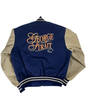 61st Academy of Country Music Awards 2026 Zach Top George Strait Cotton Twill Varsity Jacket